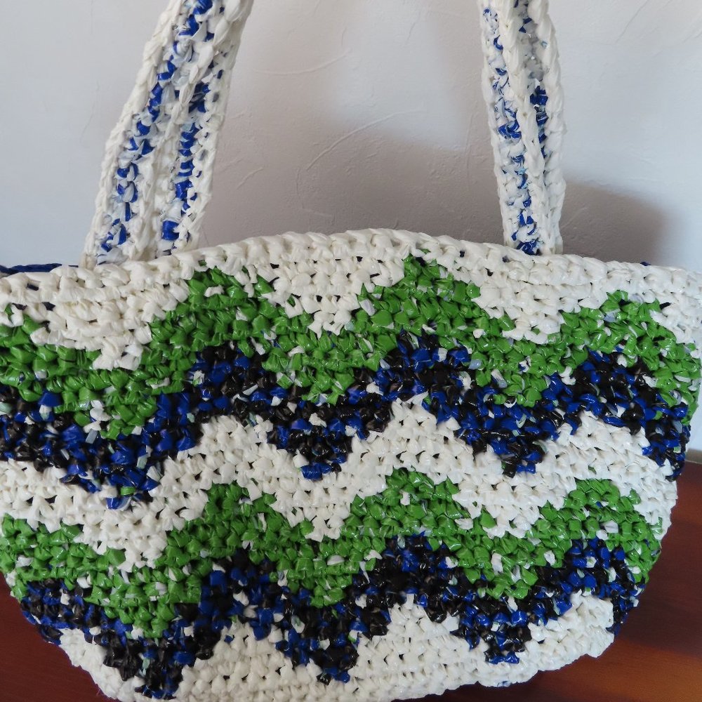 Tote Bag Made from Plastic Milk Bags (Canadian Made)
